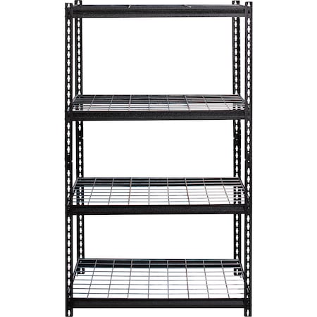 LORELL Wire Deck Shelving 60" Height x 36" Width x 18" Depth Recycled 99928